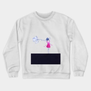 Girl in the wind Crewneck Sweatshirt